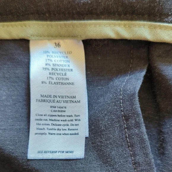 Faherty  Men's Charcoal Flat-Front All Day Shorts - Picture 5 of 10